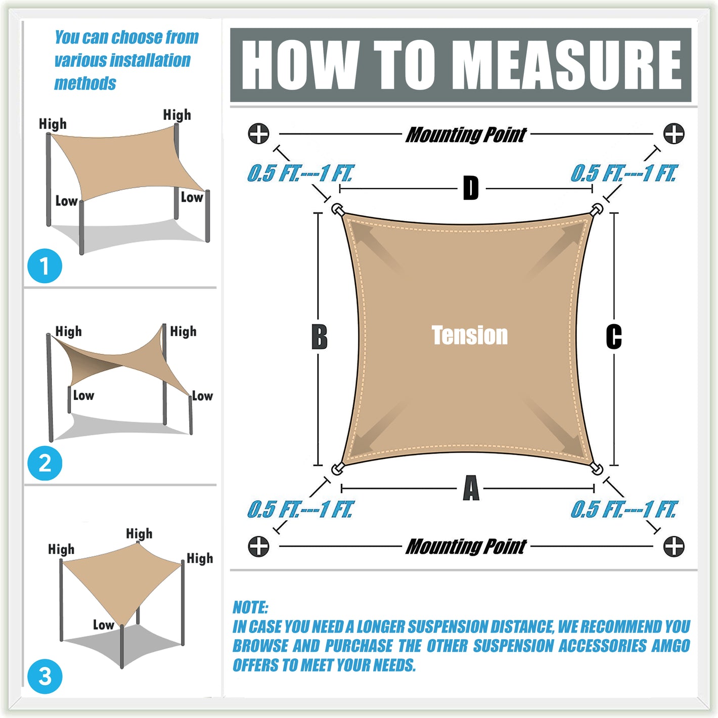 AMGO_Square_Shade_Sail_Size_Measurements