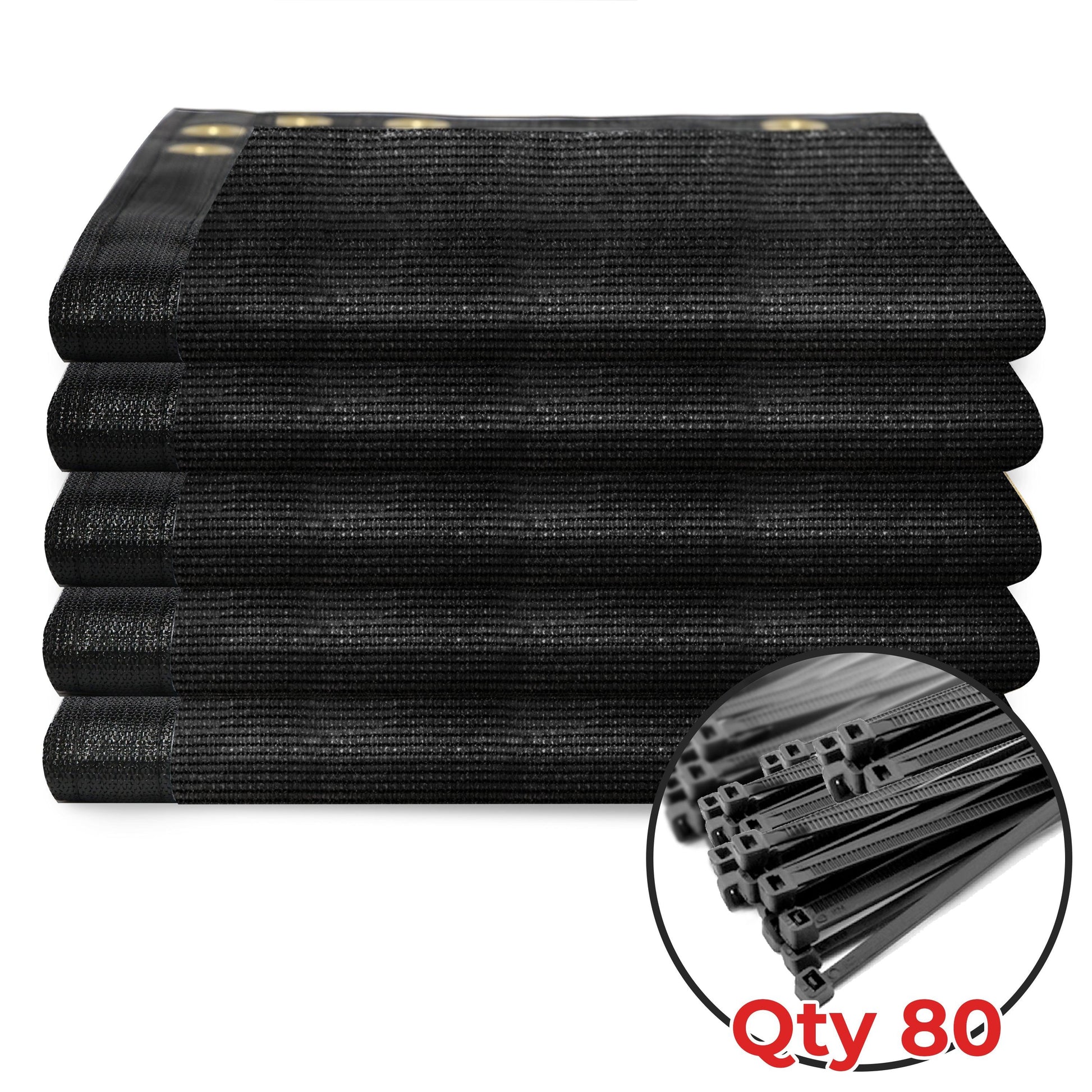 Black_AMGO_Private_Fence_Screen_Floding_Diagram