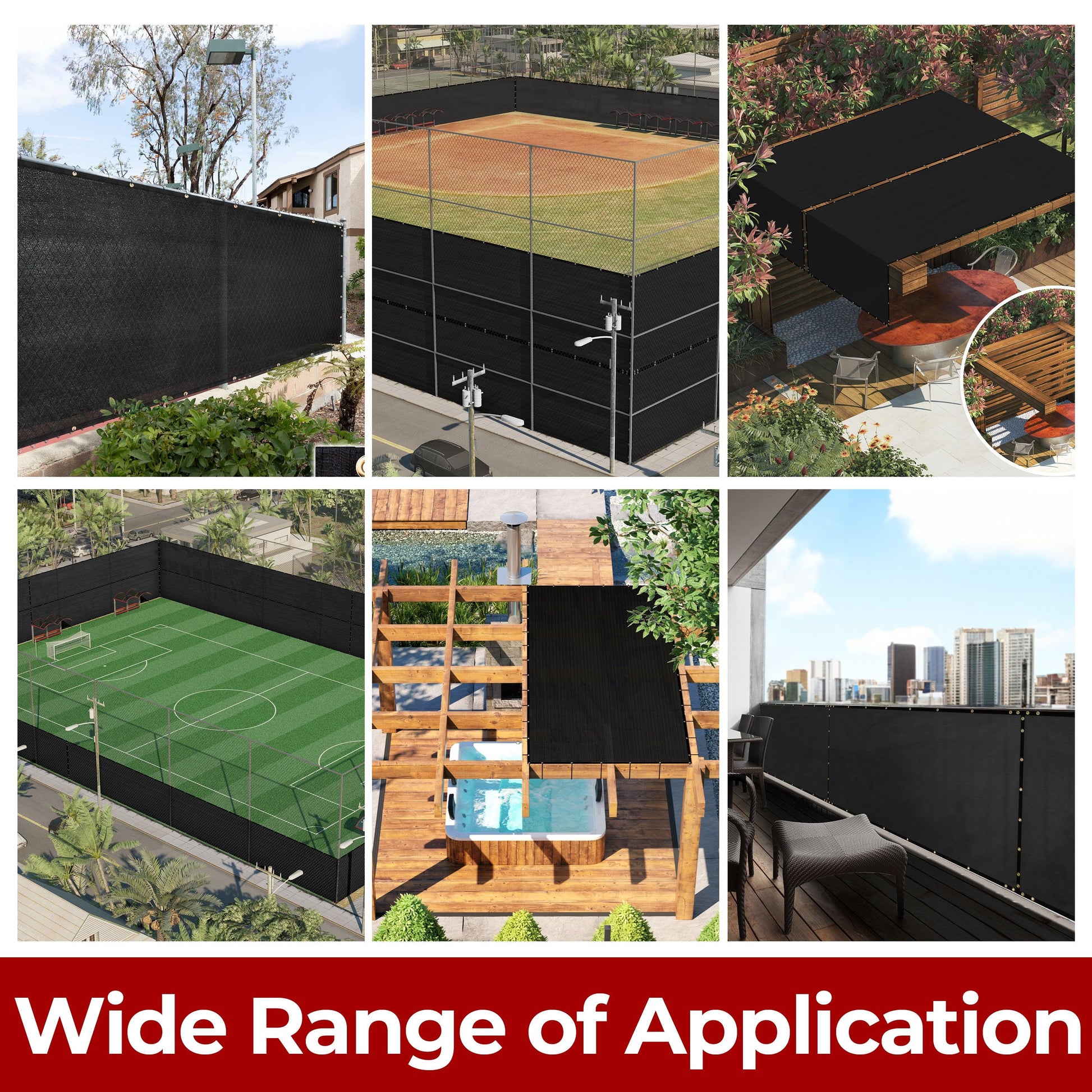 Black_AMGO_Private_Fence_Screen_Usage_Scenario_Demonstration