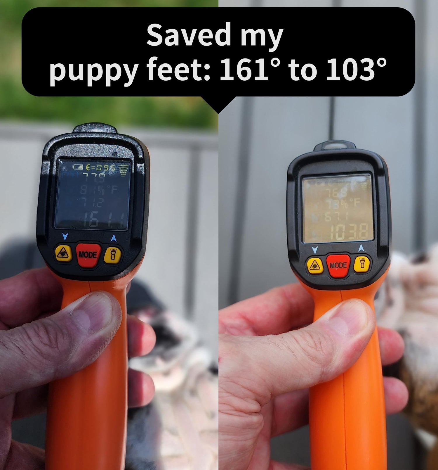 Comparison_of_temperature_difference_before_and_after_use_from_customer_reviews_on_the_AMGO_website