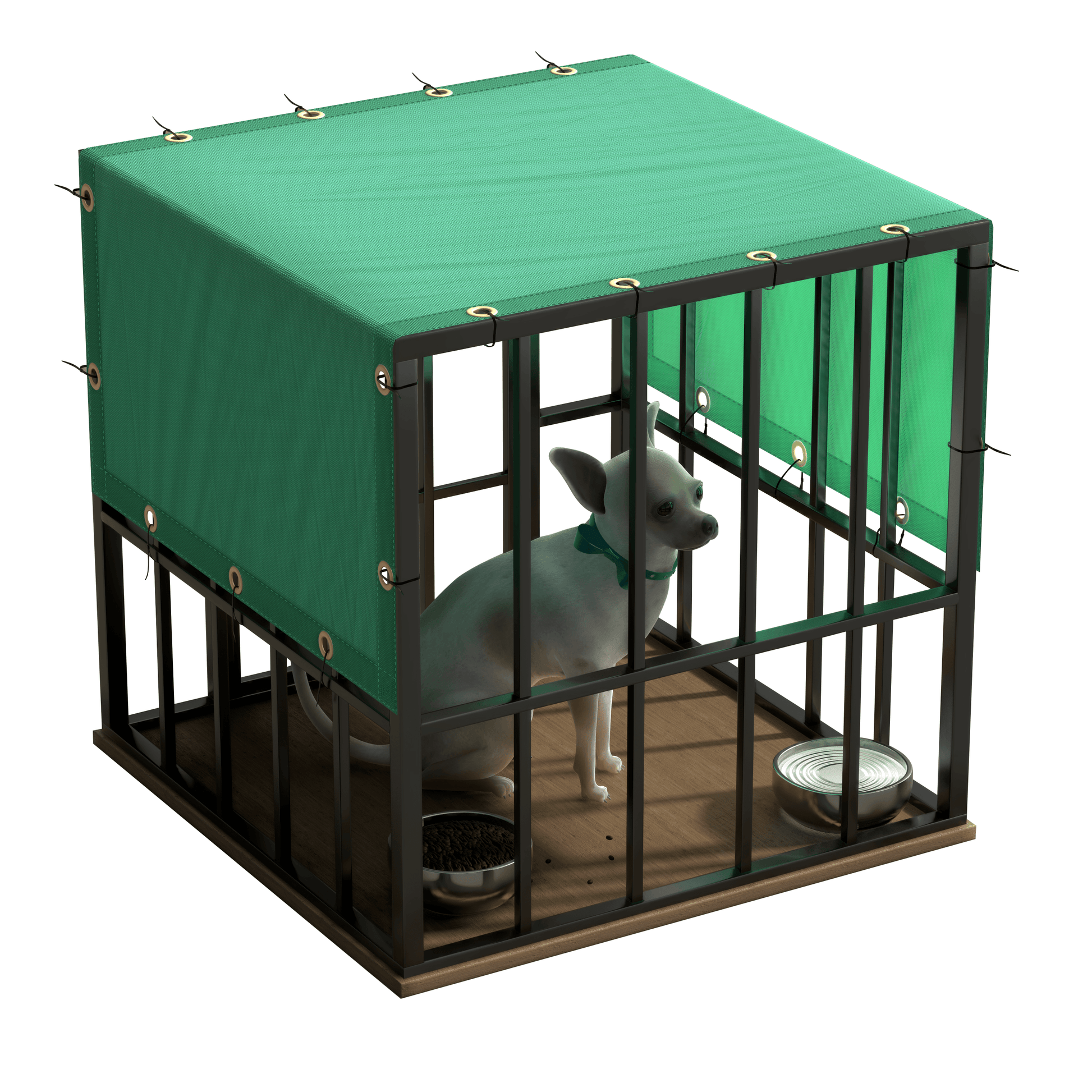 Turquoise_Waterproof_Double-Layer_Edge_Dog_Sunshade_with_Brass_Holes