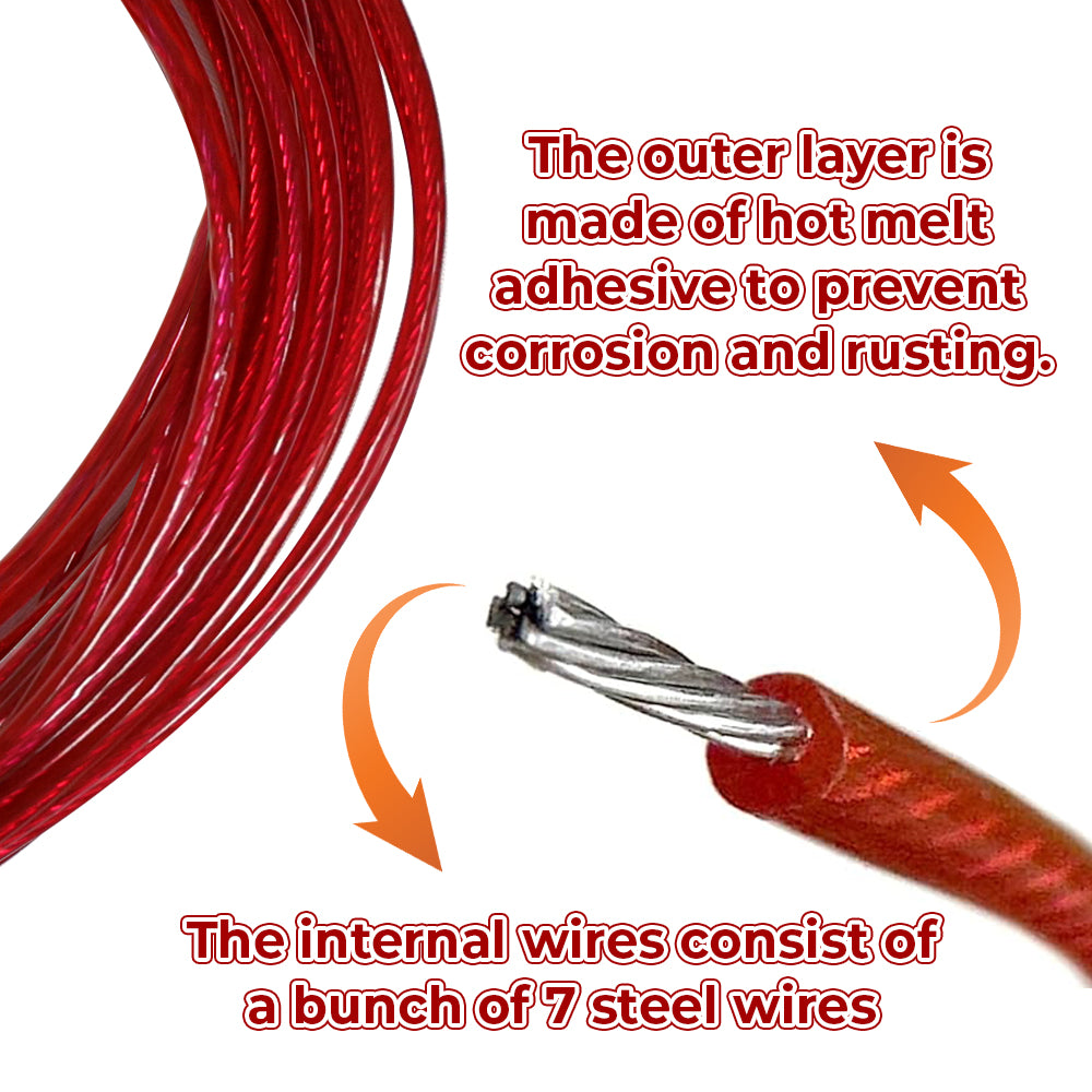 amgo pool cover steel wires