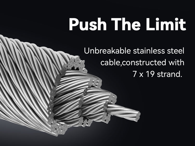 Pro Ring Ultra-strong tensile steel wire display