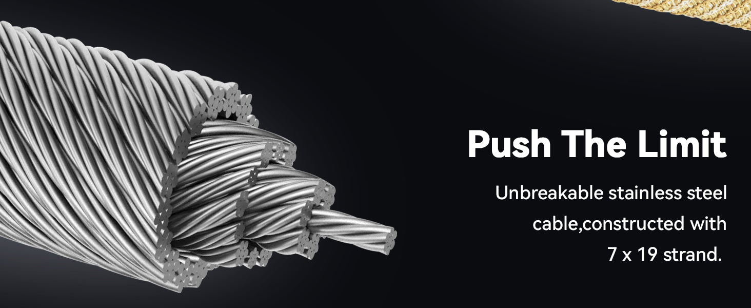 Pro Ring Ultra-strong tensile steel wire display