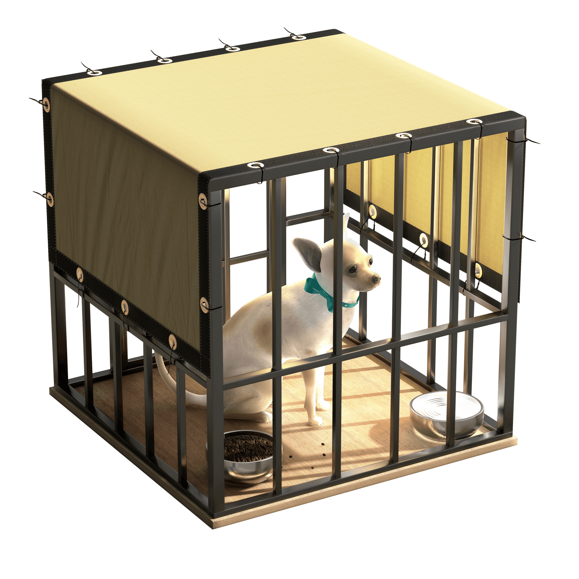 sand_Double-Layer_Edge_Dog_Sunshade_with_Brass_Holes