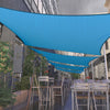 Waterproof Heavy Duty Square Shade Sail - Blue