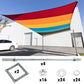 Sun Shade Sail Impact Resistant Stainless Steel Pole / Installation Hardware