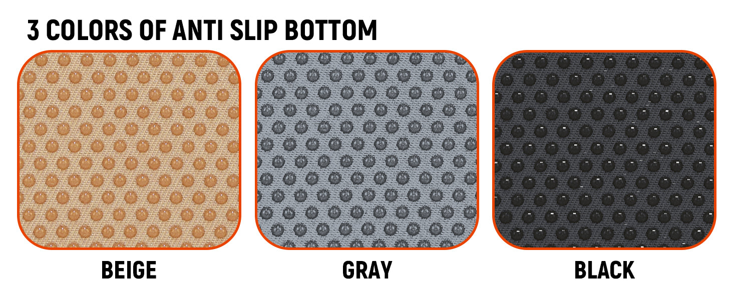 3 COLORS OF ANTI SLIP BOTTOM BEIGE GRAY BLACK