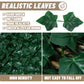 Expandable Faux Artificial Ivy Trellis Privacy Fence Screen - Single / Double Sided Leaves