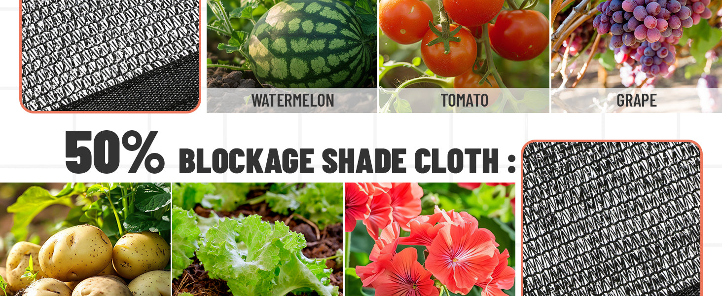 50% BLOCKAGE SHADE CLOTH