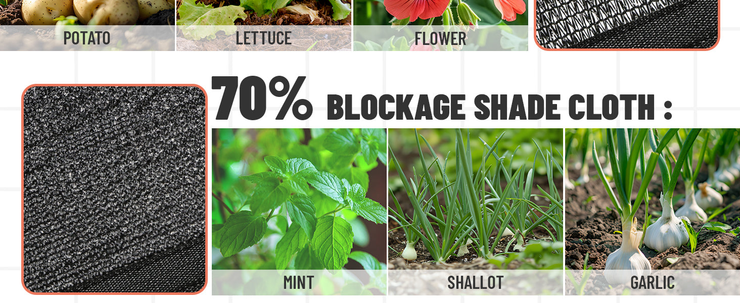 70% blockage shade cloth a+