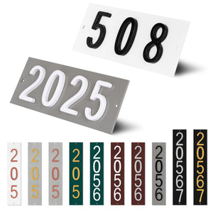 Amgo custom number plaque