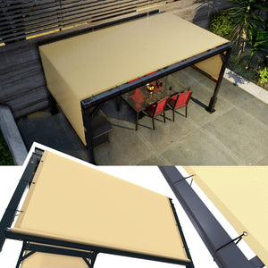 High-Quality Waterproof Pergola Canopy with 98% Shade Efficiency | UV Protection | Customizable Options