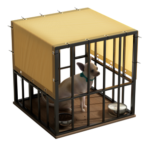 Beige_Waterproof_Double-Layer_Edge_Dog_Sunshade_with_Brass_Holes