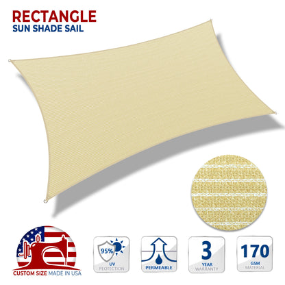 Custom Rectangle Sun Shade Sail