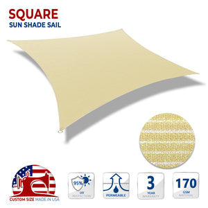 Custom Square Sun Shade Sail