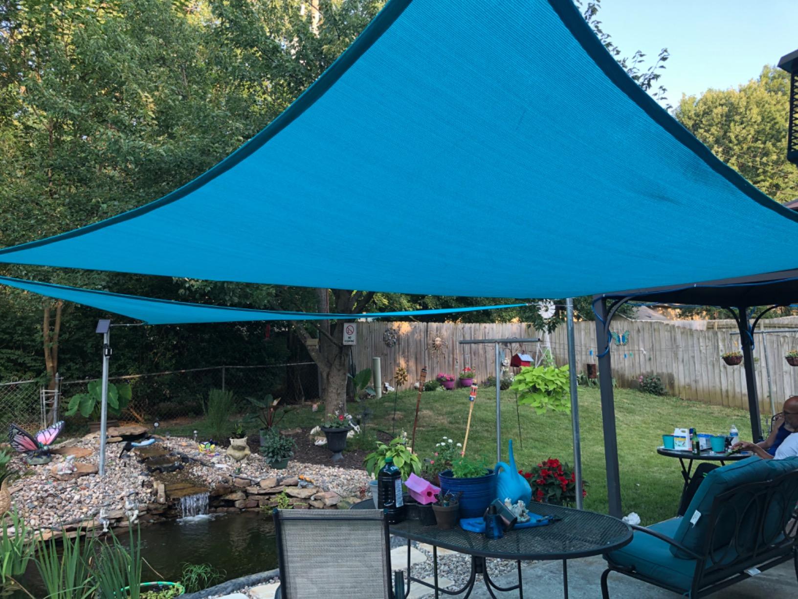 オレンジマントルピース　アンジュタイプ Amgo Sun Shade Sails, Privacy Fence Screens, and More | Amgo 19