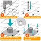 Sun Shade Sail Impact Resistant Stainless Steel Pole / Installation Hardware