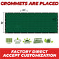 green grommets are placed factory direct accept customization fence screen 3' height