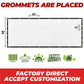 white grommets are placed factory direct accept customization fence screen 3' height