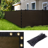 6 Ft. & 8 Ft. Privacy Fence Screen w/ Copper Grommets