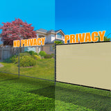 3 Ft. 4 Ft. & 5 Ft. Privacy Fence Screen w/ Copper Grommets