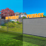 6 Ft. & 8 Ft. Privacy Fence Screen w/ Copper Grommets