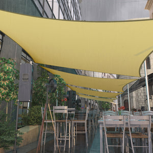 Waterproof Square Shade Sail Outdoor Canopy Awning, Patio and Pergola Cover
